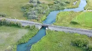 Flight Over Beaver Head River (2) Dillon, MT 08/20/2025