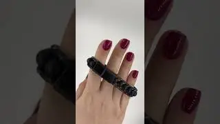 Relaxing ASMR Black Onyx Leather Bracelet | Soothing Tingles and Calming Sounds