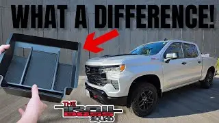 Small Mod Big Change! 🔥 Silverado Trail Boss Console Storage Review