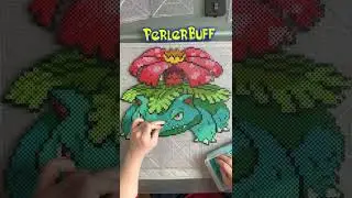 #003 Venusaur - Pok&eacute;mon Perler Bead Timelapse