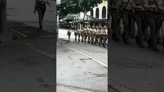 anzac day parade brisbane 2025 #brisbane #anzacday