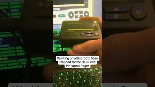 Hak5 Wifi Pineapple Pager - Bluetooth Scan Payload by Hackazillarex