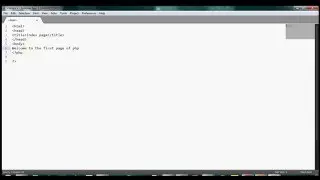 Displaying any sentence using PHP using echo method