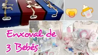 Enxoval de 3 Bebês Reborn!? Vamos preparar as caixas para presente 🎁 🤗