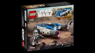 captain rex y wing microfighter 75391 #Lego #stopmotion #legosets #timelapse #disney  #starwars