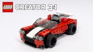 Sports Car 31100 Speed Build - LEGO Creator 3in1 #shorts