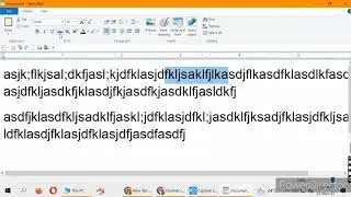 Wordpad software in kannada part 2