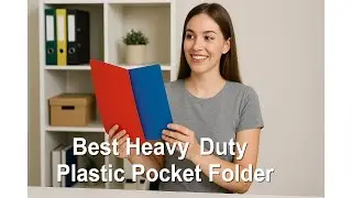 📂 Best Heavy Duty Plastic Pocket Folder | Amazon Basics Heavy Duty Plastic Folders with 2 Pockets 🗂️