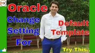 How To Set Default Template For An XML Publisher  | oracle shooter