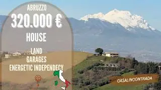 Fully restored eco smart villa near Chieti &mdash; 2 homes in 1, with garden, garage and views