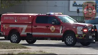 London Fire, ON - Engine 6, Truck 6 & NEW Car 6 Responding.