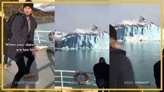 Glacier Break Off When Kanye West Fans Dancing On A Boat