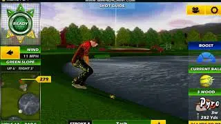 Golden Tee Teal Gardens Hole 12 Back Nine Advanced tips and strategy