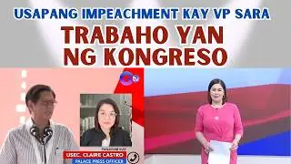 SENATE SHAKE-UP, TOTOO BANG MAY KINALAMAN ANG PANGULO? IMPEACHMEN T KAY PBBM, HINDI PA TAPOS
