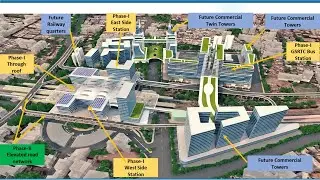 Surat Multi Modal Transportation Hub Project | Site Work Progress as on 20th February, 2024