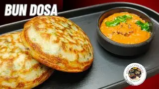 Bun Dosa & Onion Tomato Chutney | Soft & Spongy | Instant South Indian Breakfast @Deepascookdiary