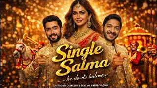 Single Salma💃|Shaadi Special Fun Song|Huma Qureshi, Sunny Singh, Shreyas Talpade|AI Video-ANUP YADAV