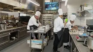 ACF Culinary Team USA is practicing for the Culinary World Cup in Roanoke