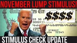NOVEMBER LUMP STIMULUS CHECKS! NEW $250 Checks + Bernie Sanders + Stimulus Check Update