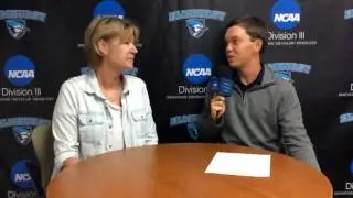 Elmhurst Volleyball Coach Julie Hall's weekly interview with BluejayTV on 10/10/16