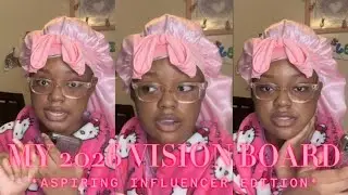 My 2026 Vision Board 🎊🎀 *ASPIRING INFLUENCER EDITION*