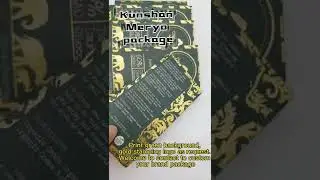Chocolate bar paper box with gold stamping designs