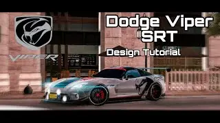 Dodge Viper SRT Snake Logo Tutorial | Car Parking Multiplayer