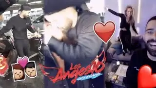 Maddy (les anges 10) RETROUVE son CH&Eacute;RI Vincent Queijo CHEZ LUI apr&egrave;s le TOURNAGE !! ❤️💏