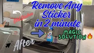 How to Remove ANY Sticker from Your Car Windshield (FAST & No Scratches!)