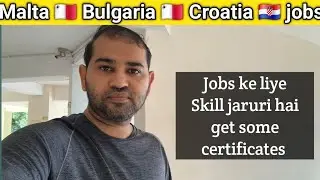 Only one skill can get you a job abroad in Malta 🇲🇹 Bulgaria 🇲🇹 Europe 🇪🇺 Singapore 🇸🇬
