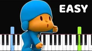 MUEVELOU POCOYO Dance meme song - EASY Piano tutorial
