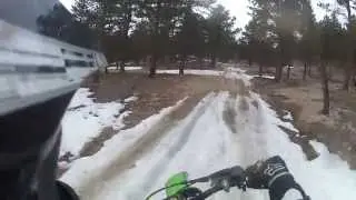 KX250 + ice = torn MCL and ACL