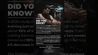 Can you maintain gains with minimal training? #fitness #exercise