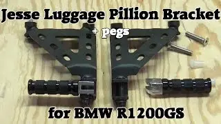 Jesse Luggage Pillion Peg Bracket for BMW R1200GS