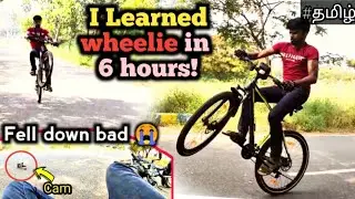 How to Wheelie in cycle? | 24 hour challenge | Bicycle Stunt