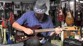 1960s Rhythmline Japanese Mosrite Copy Guitar Demo