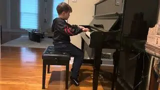 Chris playing Scarlatti's Largetto