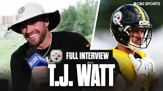 T.J. Watt Talks Offseason Prep in Year 9, New Teammates & FaceTimes Brother J.J. During Interview