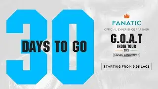 Lionel Messi GOAT India Tour | Fanatic Sports - Official Experience Partners