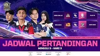 🔴LIVE | MDL ID S12 | Progressive Round | Putaran 1 Hari 3
