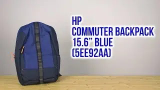 Распаковка HP Commuter Backpack 15.6 Blue 5EE92AA