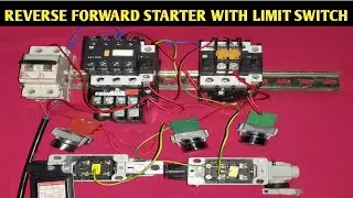 REVERSE FORWARD STARTER CONTROL WITH LIMIT SWITCH! REVERSE FORWARD STARTER WIRING