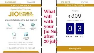 What will with your Reliance Jio No. after 20 july, JDDD Moonsoo offer