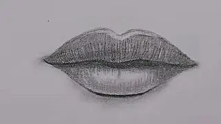 Easy Lip Drawing step by step #simple #drawing #art #simpledrawing #howtodraw #3d #lips 