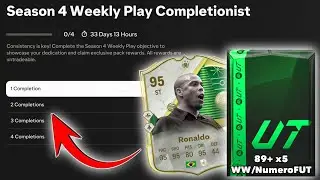 How to Complete Season 4 Weekly Play Completionist Objectives in FC 25! 🔥 89+ x5 WW Pack Objectives