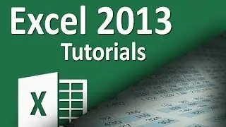 Excel 2013 - Tutorial 25 - Graphs - Column Charts