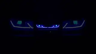 icedriver golf 7.5 golf 7 RGB DRL with RGB demon eyes