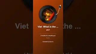 Viet: What is the special of the day?