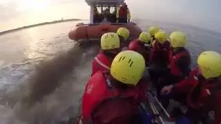 Oefening met Teambuilding Texel, Nautisch College en de KNRM