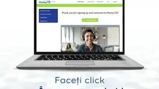 Cum să vă &icirc;nregistrați la un serviciu de transfer de bani MoneyTO prin apel video pe laptop.
